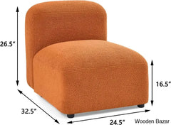 Ader Minimalist Convertible Modular Sectional Sofa In L-Shaped