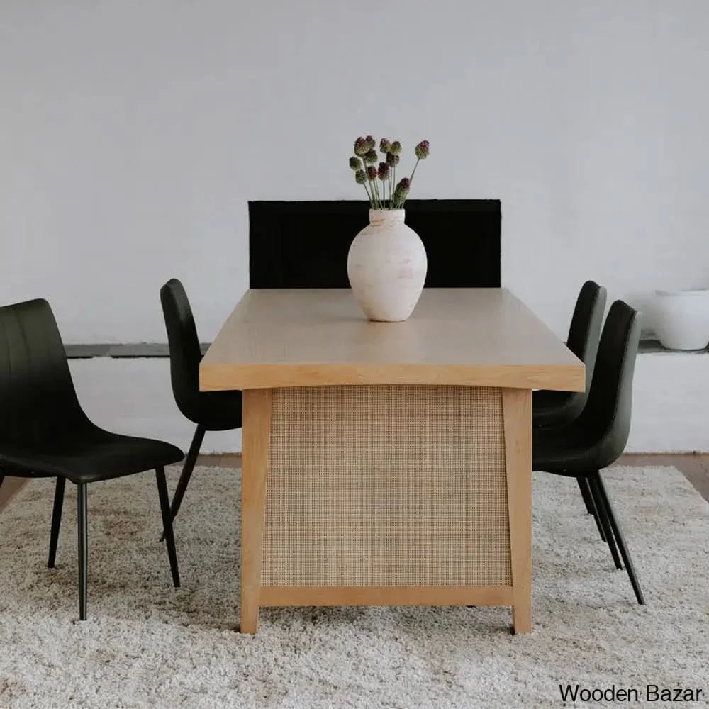 Adley Modern Dining Table With Crafted Elegance For Timeless