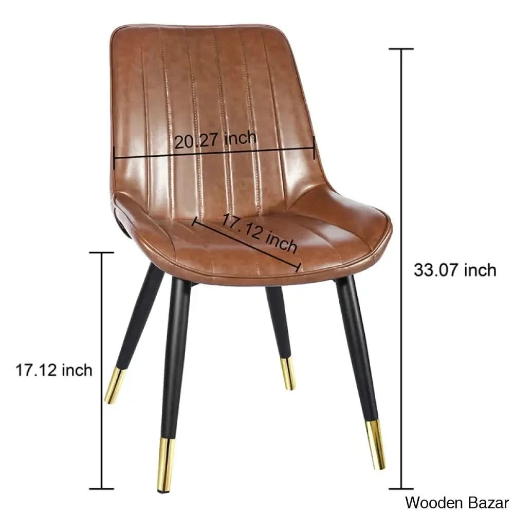 Adline Modern 4 Seater Dining Table Set - Wooden Bazar