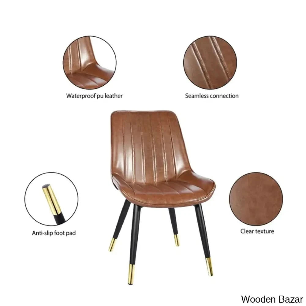 Adline Modern 4 Seater Dining Table Set - Wooden Bazar