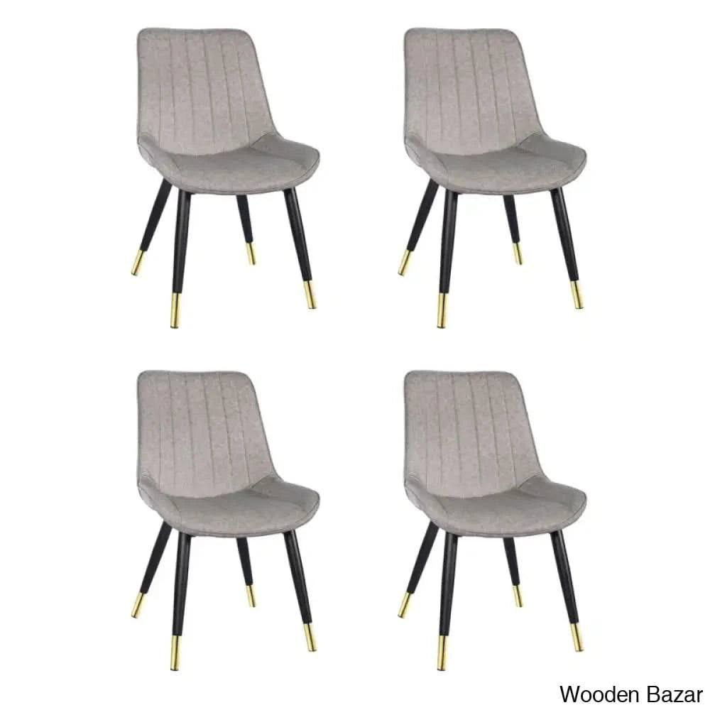 Adline Modern 4 Seater Dining Table Set - Wooden Bazar