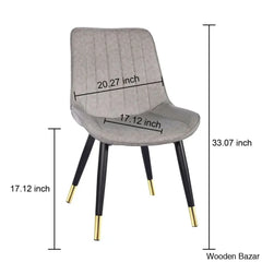 Adline Modern 4 Seater Dining Table Set - Wooden Bazar