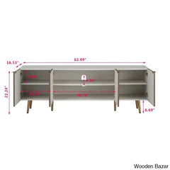 Agatsya Modern Rattan Cabinet Tv Stands & Media Storage Furniture