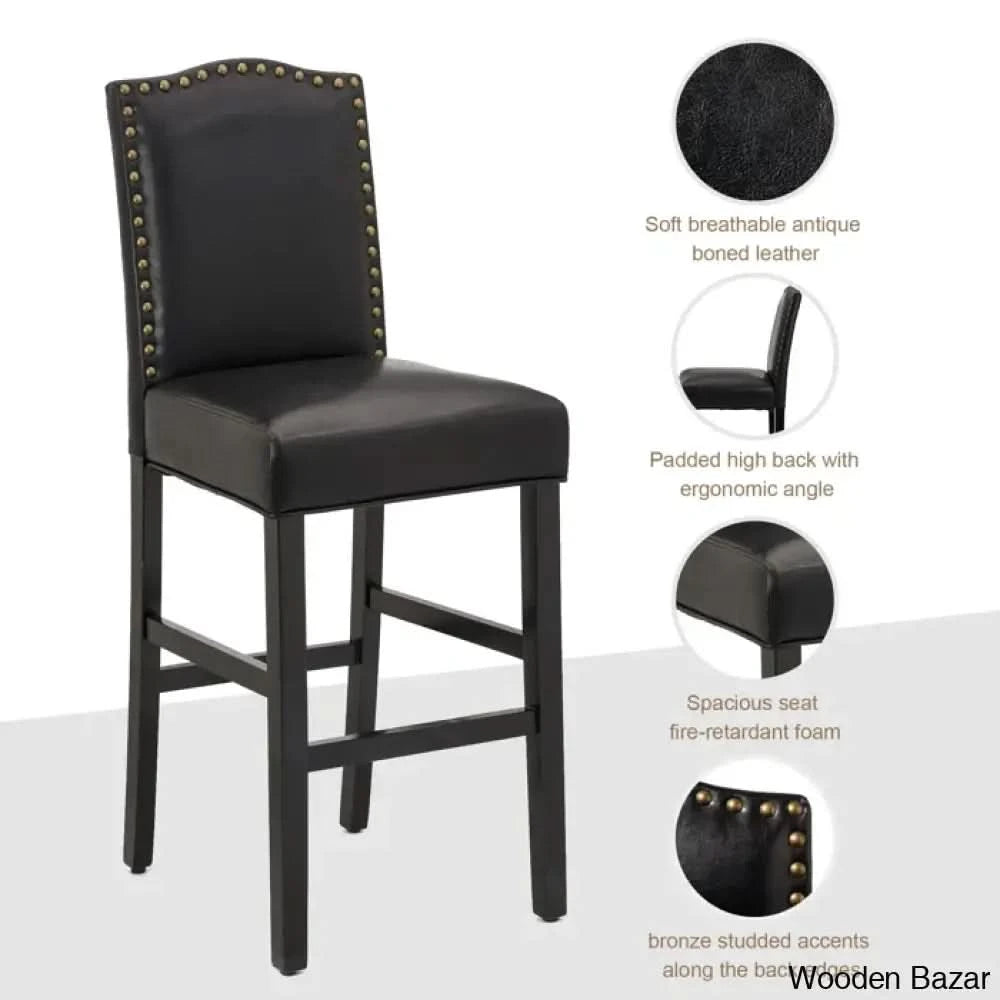 Aichelew 28.75’’ Bar Stool (Set Of 2)