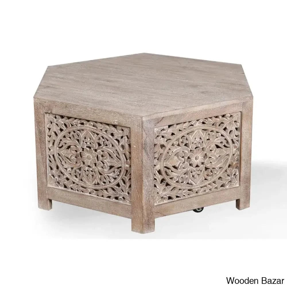 Aikens Solid Wood Coffee And Center Table