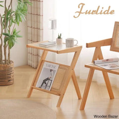 Ailsun Rattan Coffee And Center Table Bamboo Accent Bedside Tables Glass Nightstand Side