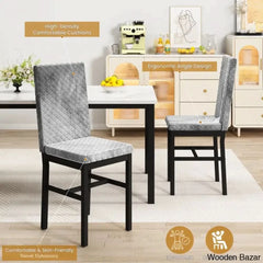 Akil 4 Seater Wooden Dining Table Set For Modern Homes - Bazar