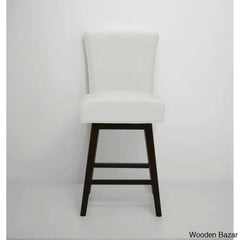 Alanyso Swivel Counter & Bar Stool (Set Of 2) - Wooden Bazar