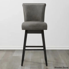 Alanyso Swivel Counter & Bar Stool (Set Of 2) - Wooden Bazar