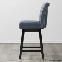 Alanyso Swivel Counter & Bar Stool (Set Of 2) - Wooden Bazar