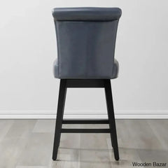 Alanyso Swivel Counter & Bar Stool (Set Of 2) - Wooden Bazar