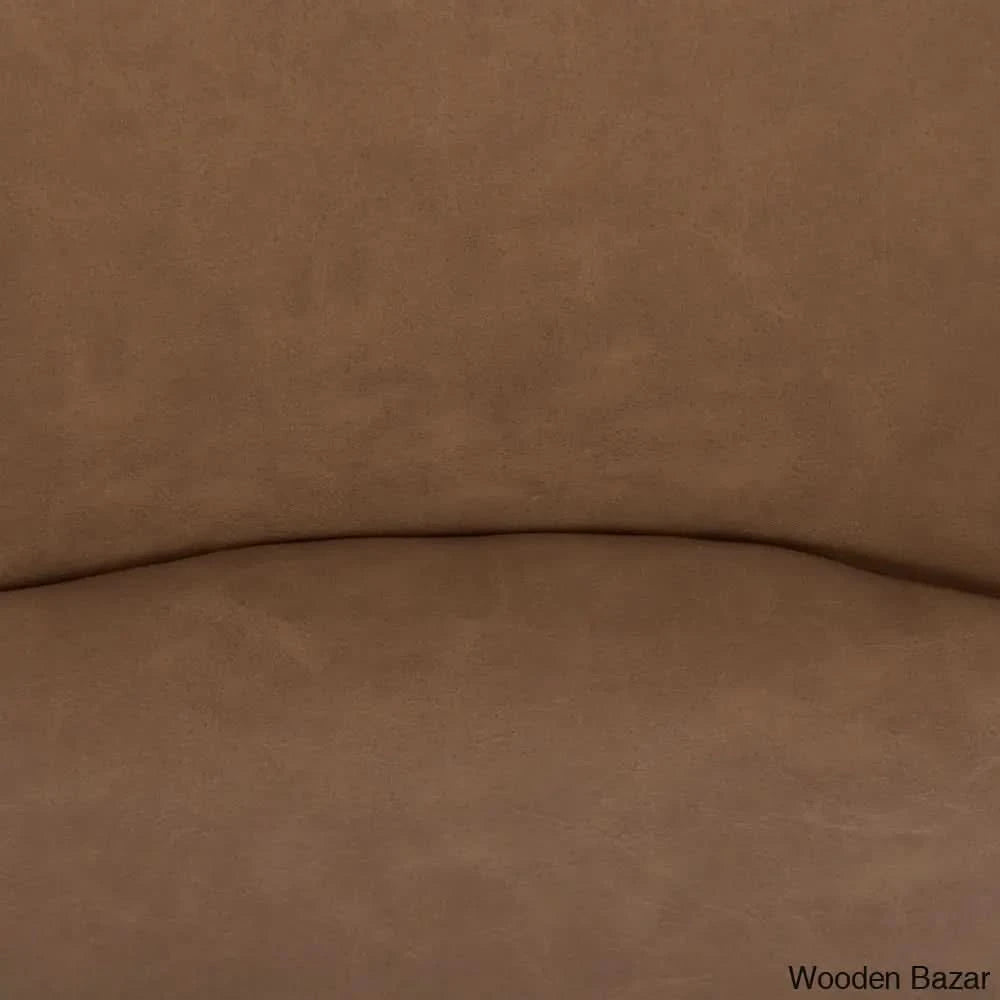 Alanyso Swivel Counter & Bar Stool (Set Of 2) - Wooden Bazar