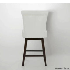 Alanyso Swivel Counter & Bar Stool (Set Of 2) - Wooden Bazar