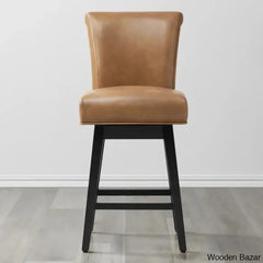 Alanyso Swivel Counter & Bar Stool (Set Of 2) - Wooden Bazar