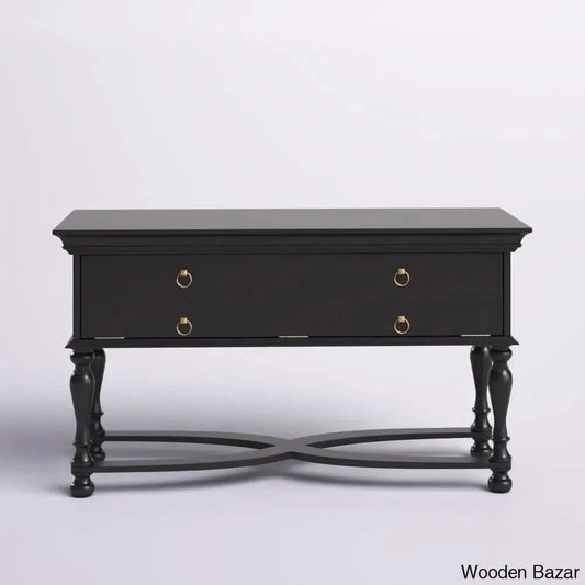 Small Wood End Table - Console Table