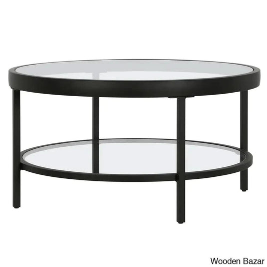 Alexisa 32’’ Wide Round Coffee And Center Table