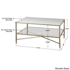 Allenhursto Glass Top Coffee And Center Table