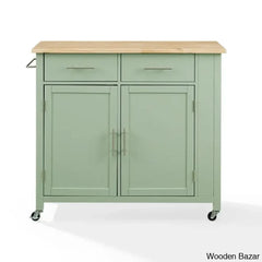 Allura Kitchen Island Trolley Cart Cabinet Kitchen Island With Storage