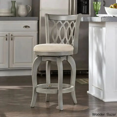 Alync Swivel Counter Height Chair And Bar Stool Antique Gray / Bar (29āā Seat Height)