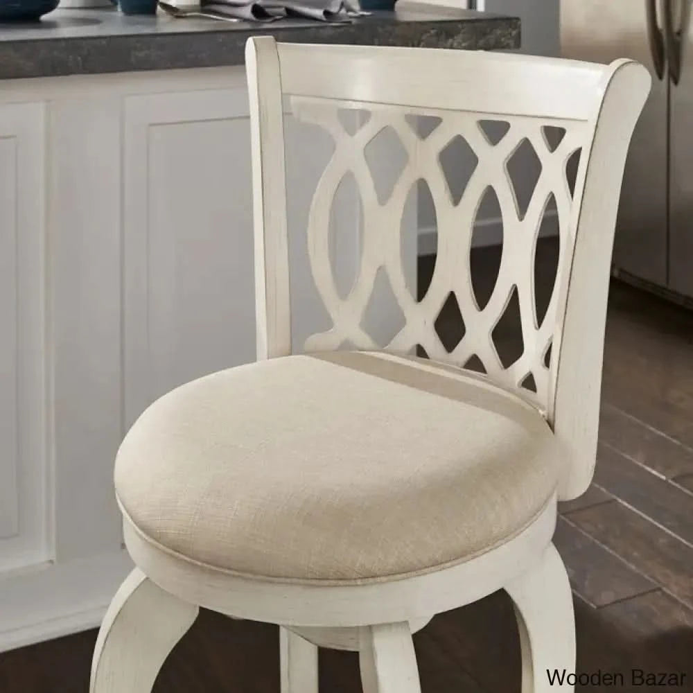 Alync Swivel Counter Height Chair And Bar Stool Antique White / Bar (29āā Seat Height)