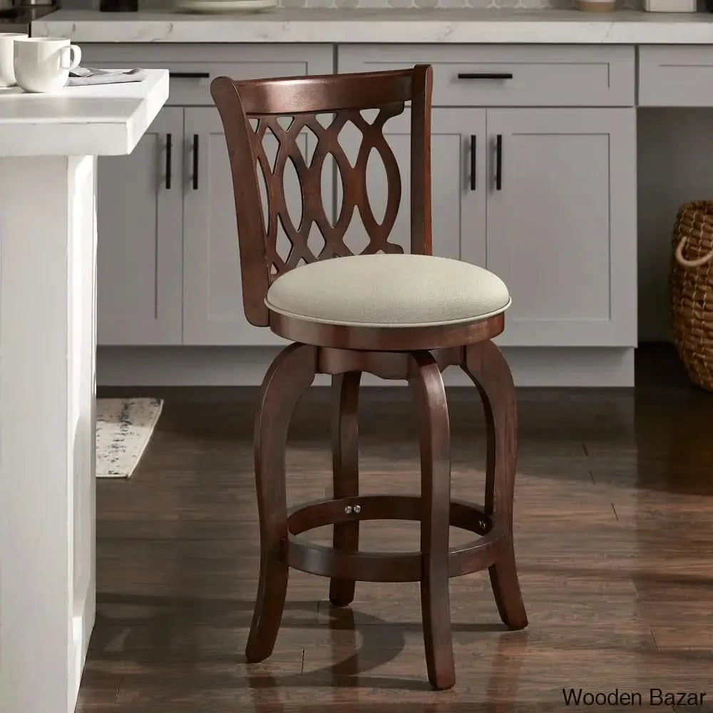 Alync Swivel Counter Height Chair And Bar Stool Cherry / Bar (29āā Seat Height)