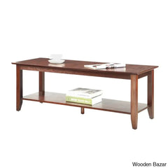 Alysouin Solid Wood Coffee And Center Table