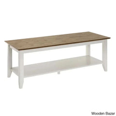 Alysouin Solid Wood Coffee And Center Table