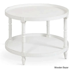 Ameleay Tiered Round Living Room Coffee And Center Table