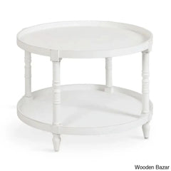 Ameleay Tiered Round Living Room Coffee And Center Table