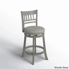 Amerahz Swivel Upholstered Counter And Bar Stool