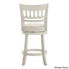 Amerahz Swivel Upholstered Counter And Bar Stool