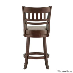 Amerahz Swivel Upholstered Counter And Bar Stool