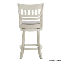 Amerahz Swivel Upholstered Counter And Bar Stool