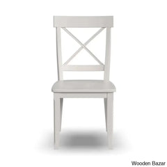 Amrohan 4 Seater Solid Wood Pedestal Dining Set