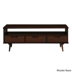 Angielina Solid Wood Coffee And Center Table