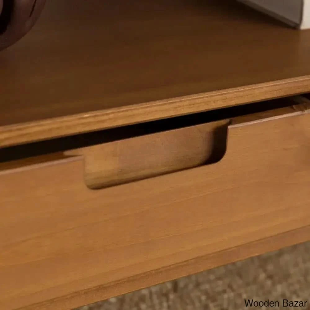 Angielina Solid Wood Coffee And Center Table