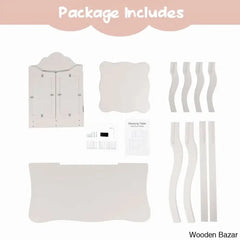 Animo Kids Vanity Set With Mirror - Wooden Bazar