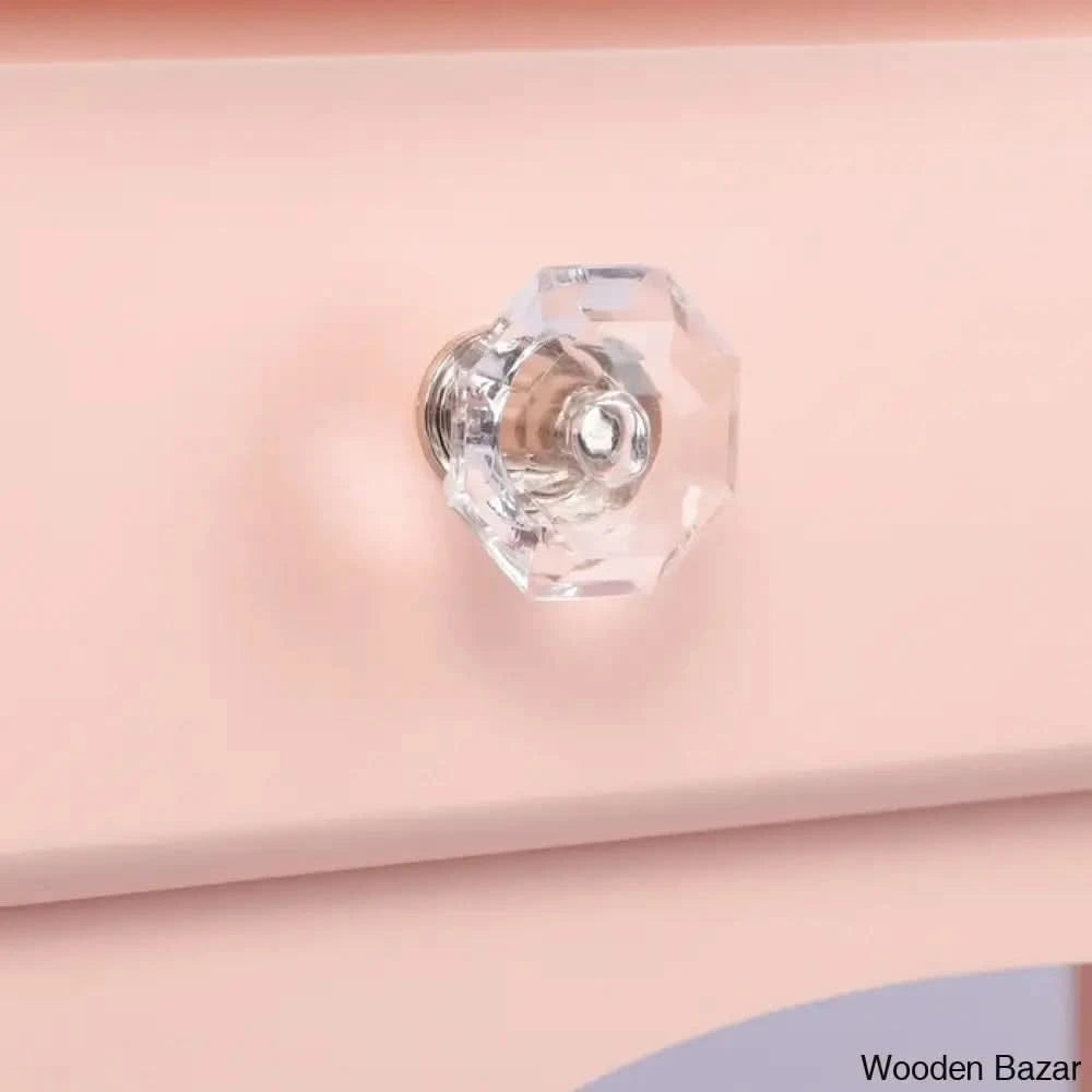 Animo Kids Vanity Set With Mirror - Wooden Bazar