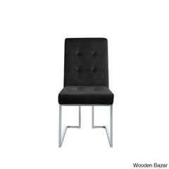 Anniey Royal 4 Seater Glass Top Pedestal Dining Set