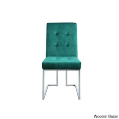 Anniey Royal 4 Seater Glass Top Pedestal Dining Set