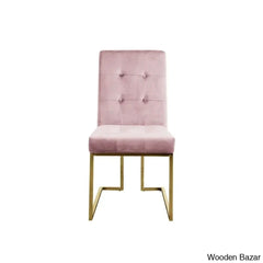 Anniey Royal 4 Seater Glass Top Pedestal Dining Set