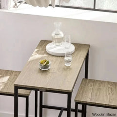 Antigon Modern 2 Seater Dining Table Set For Homes