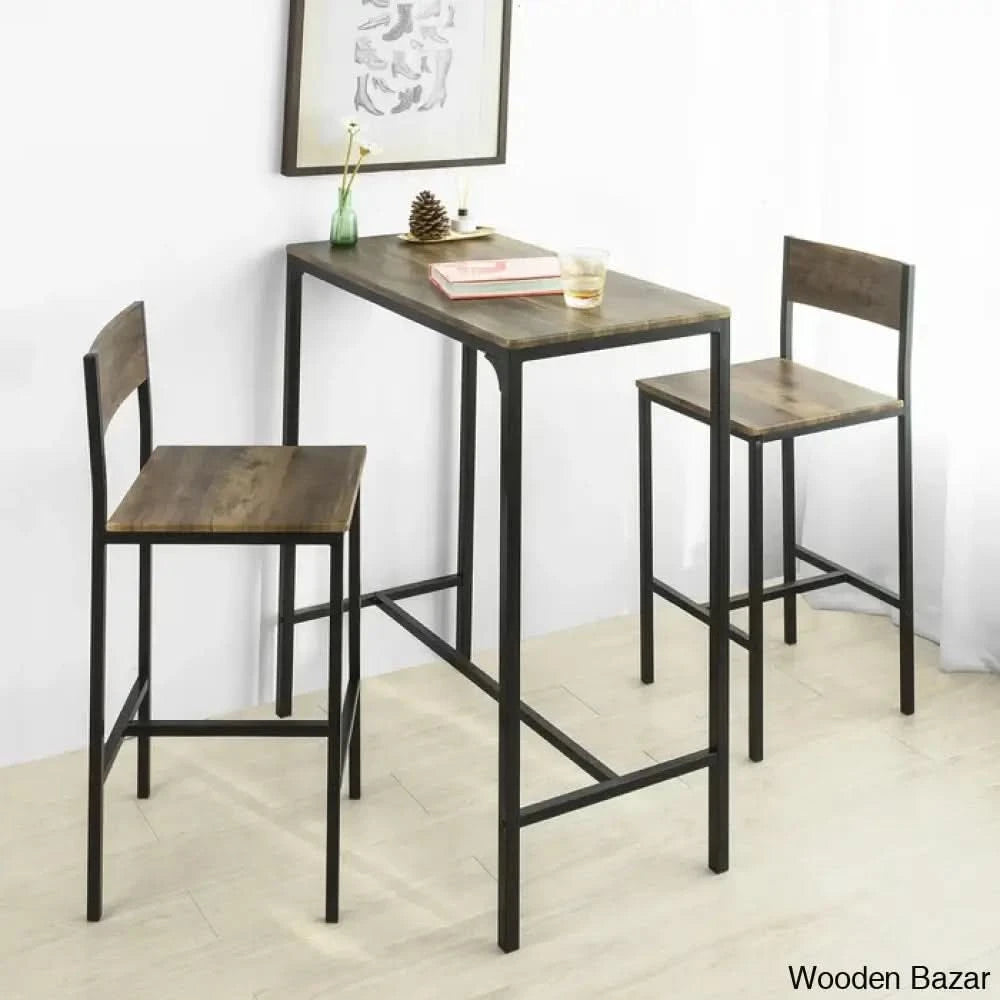 Antigon Modern 2 Seater Dining Table Set For Homes
