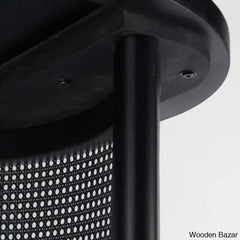 Antowiney 48āā Oval Solid White Oak Rattan Coffee And Center Table