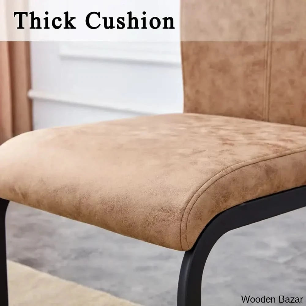 Archibald Luxury 4 Seater Glass Top Dining Set