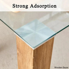 Archibald Luxury 4 Seater Glass Top Dining Set