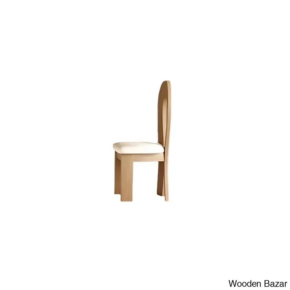 Audie 4 Seater Solid Wood Double Pedestal Dining Set