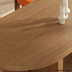 Audie 4 Seater Solid Wood Double Pedestal Dining Set