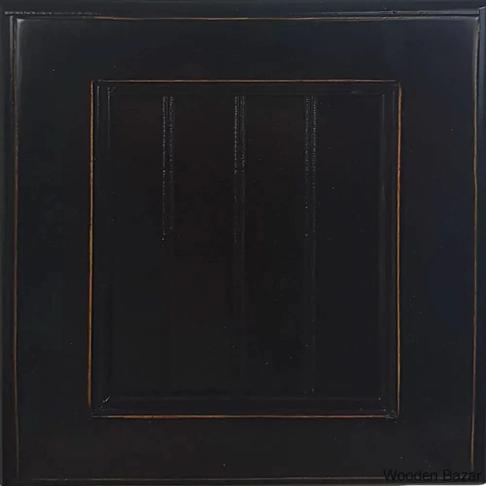 Avant Solid Wood Kitchen Island Trolley Cart Cabinet Kitchen Island With Storage Antique Black