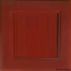 Avant Solid Wood Kitchen Island Trolley Cart Cabinet Kitchen Island With Storage Burnt Red